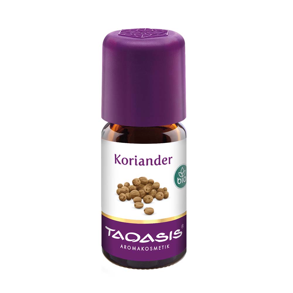 Kolendra, 5 ml, Coriandrum sativum - Rosja, 100% naturalny olejek eteryczny, Taoasis